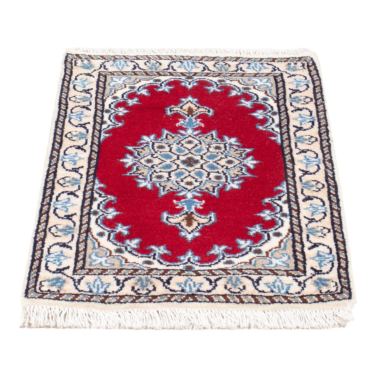 Perserteppich - Nain - Royal - 60 x 40 cm - rot