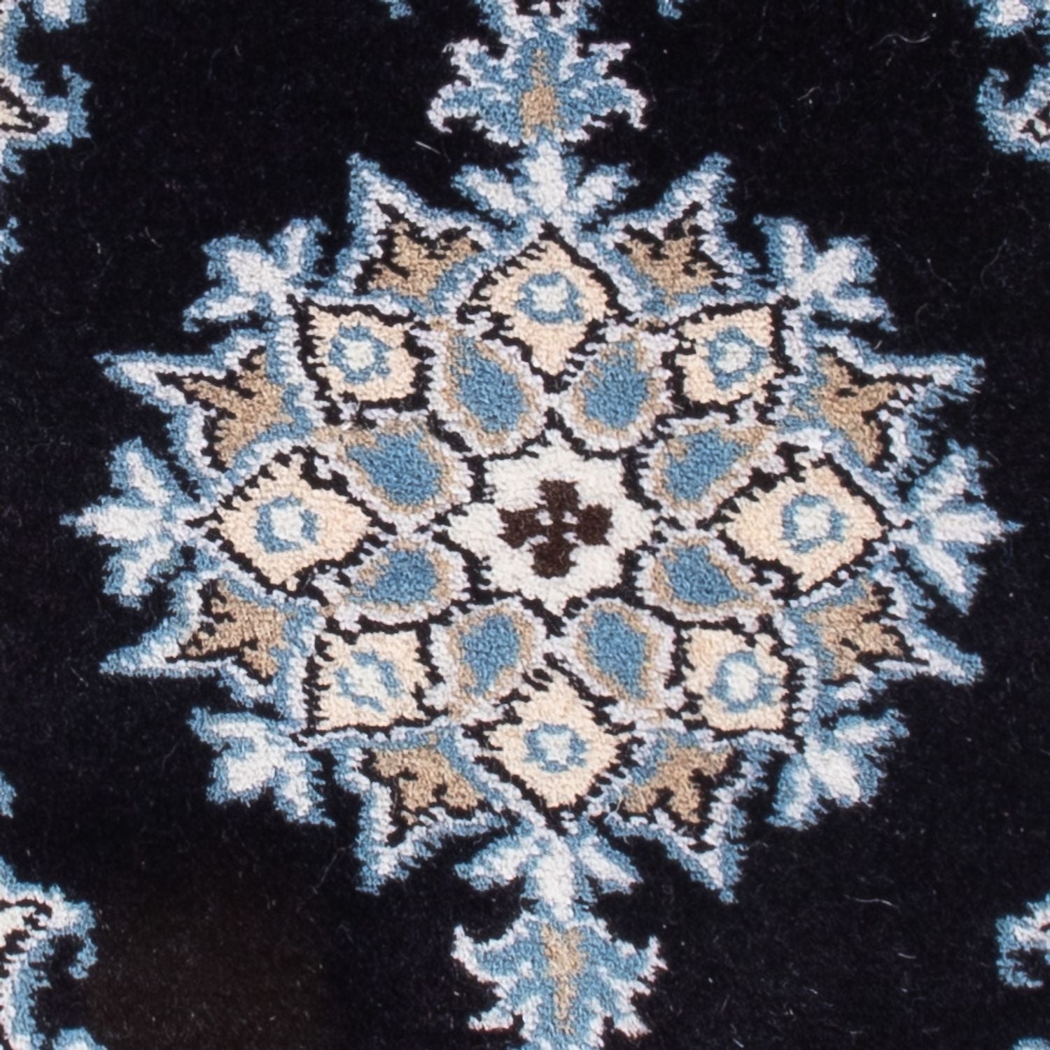 Perserteppich - Nain - Royal - 60 x 40 cm - dunkelblau
