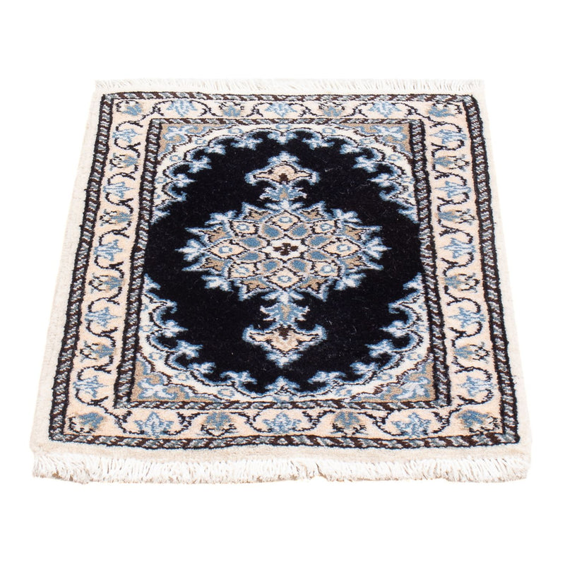 Perserteppich - Nain - Royal - 60 x 40 cm - dunkelblau