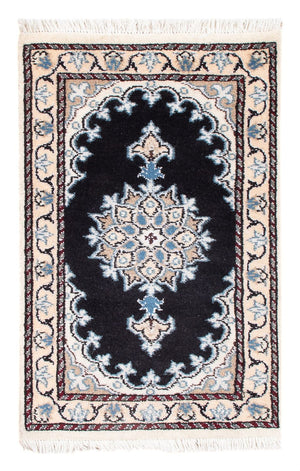 Perserteppich - Nain - Royal - 60 x 40 cm - dunkelblau