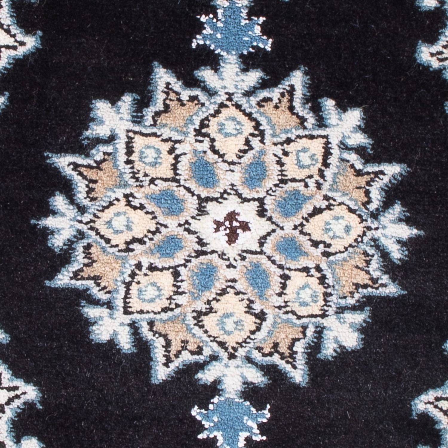 Perserteppich - Nain - Royal - 60 x 40 cm - dunkelblau