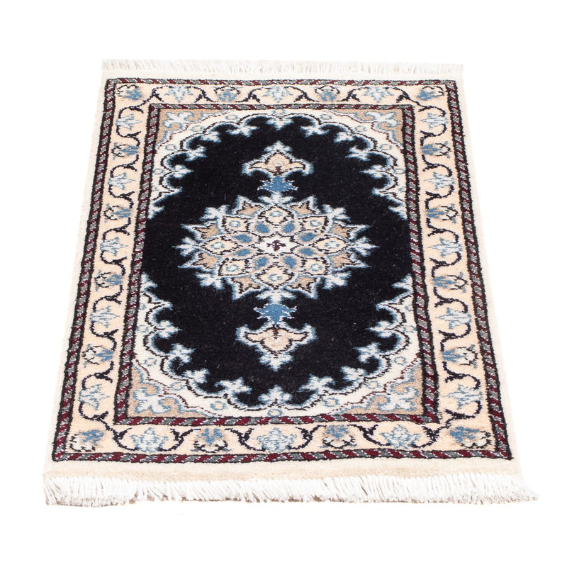 Perserteppich - Nain - Royal - 60 x 40 cm - dunkelblau