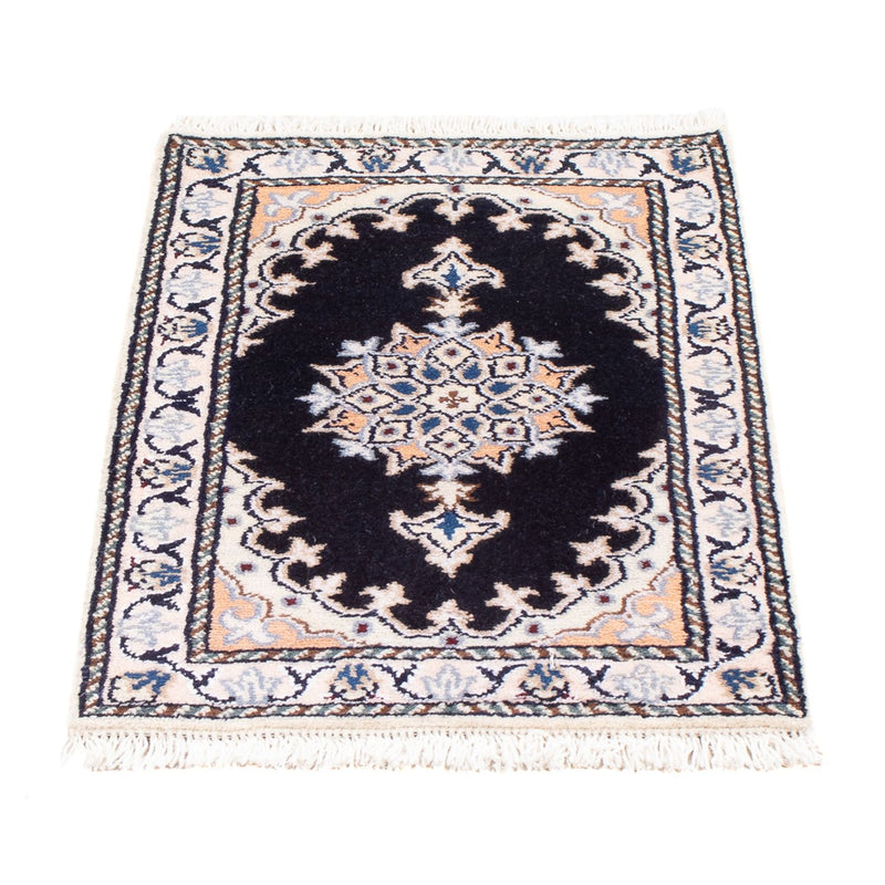 Perserteppich - Nain - Royal - 60 x 40 cm - dunkelblau