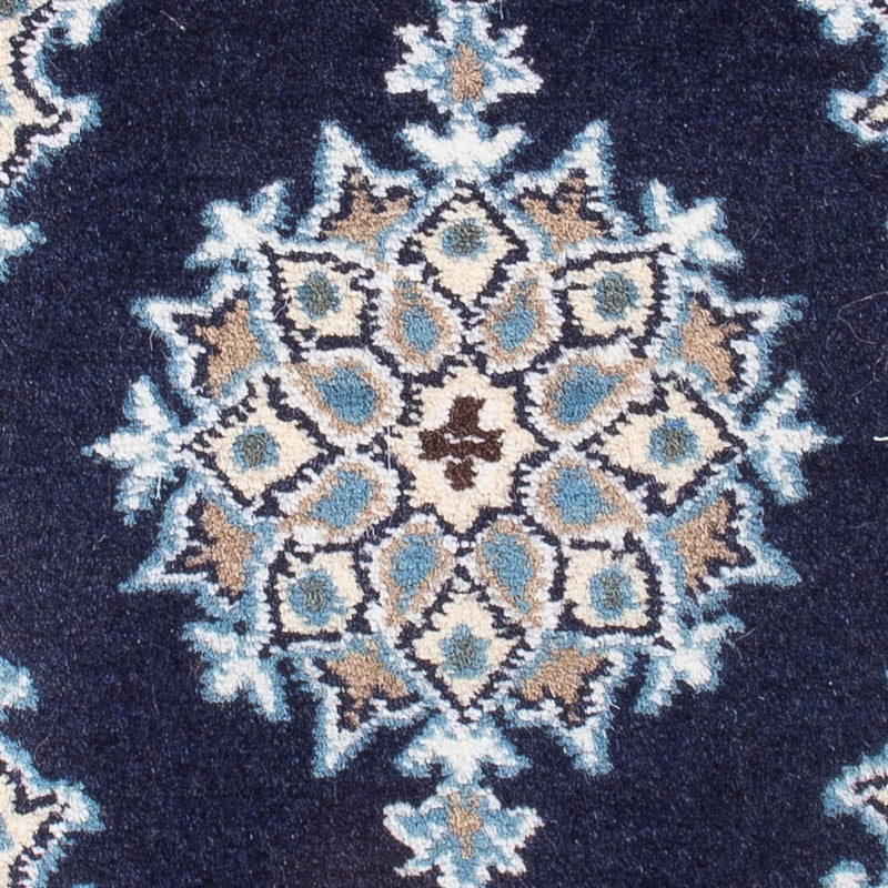 Perserteppich - Nain - Royal - 60 x 40 cm - dunkelblau