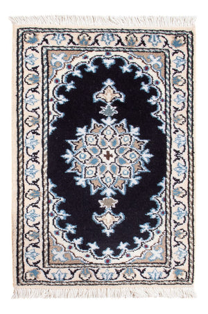 Perserteppich - Nain - Royal - 60 x 40 cm - dunkelblau