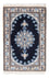 Perserteppich - Nain - Royal - 60 x 40 cm - dunkelblau