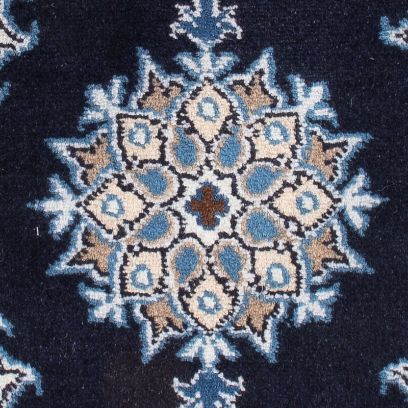 Perserteppich - Nain - Royal - 60 x 40 cm - dunkelblau