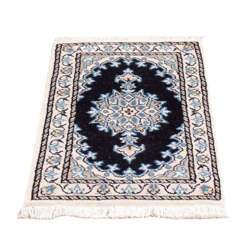 Perserteppich - Nain - Royal - 60 x 40 cm - dunkelblau
