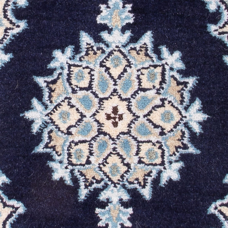 Perserteppich - Nain - Royal - 60 x 40 cm - dunkelblau