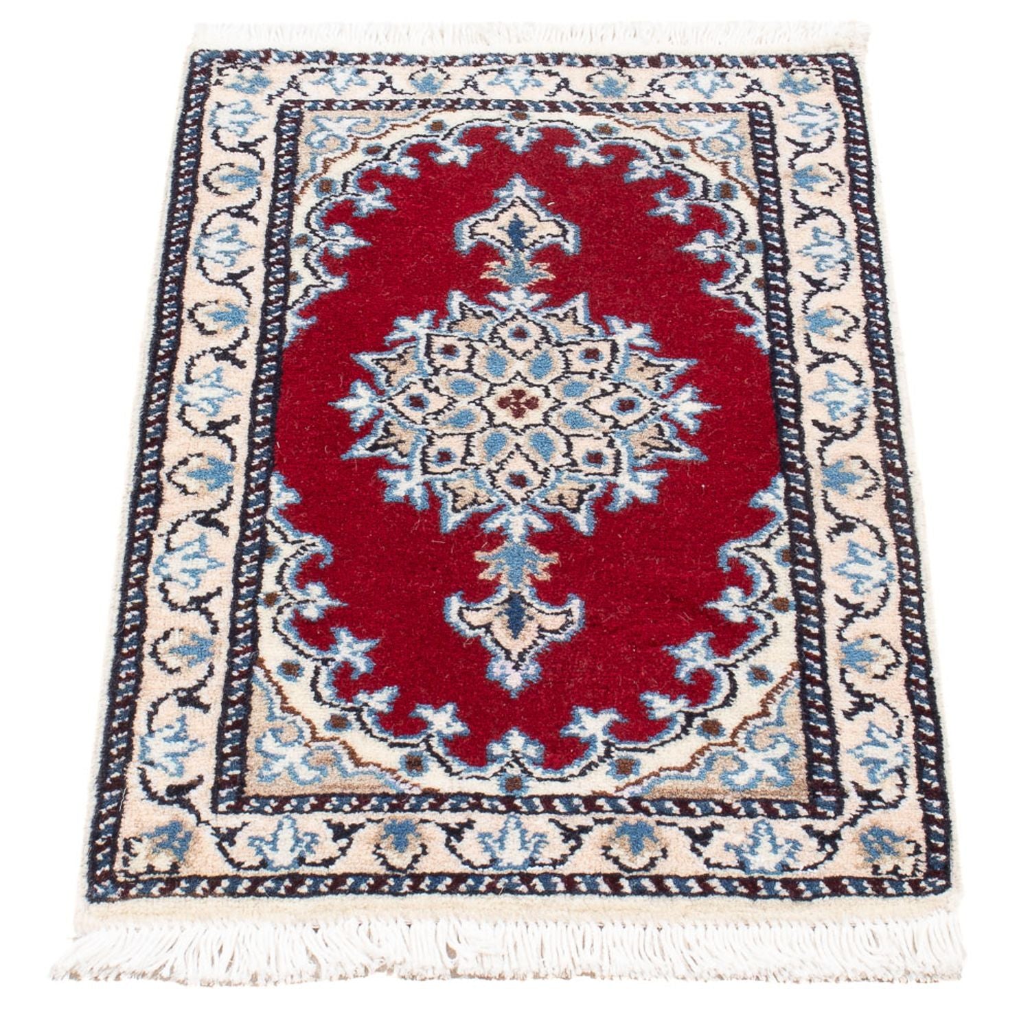 Perserteppich - Nain - Royal - 60 x 40 cm - rot