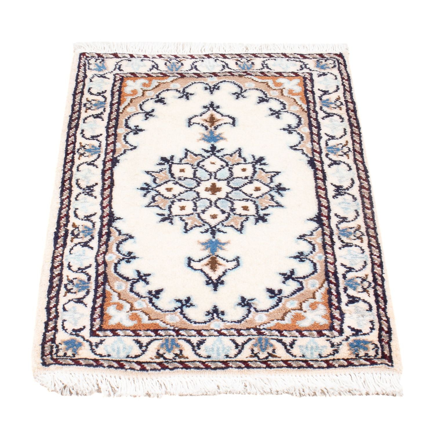Perserteppich - Nain - Royal - 60 x 40 cm - creme