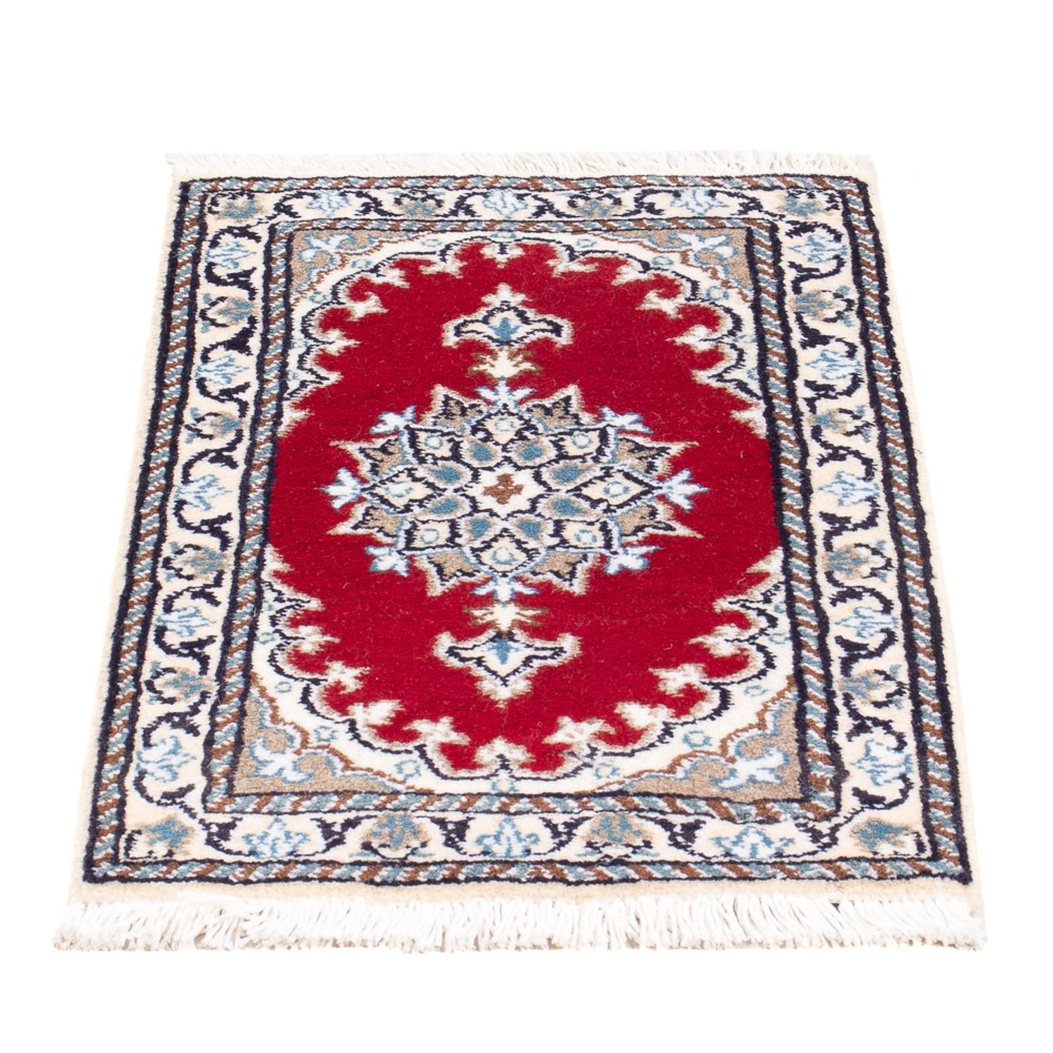 Perserteppich - Nain - Royal - 60 x 40 cm - rot