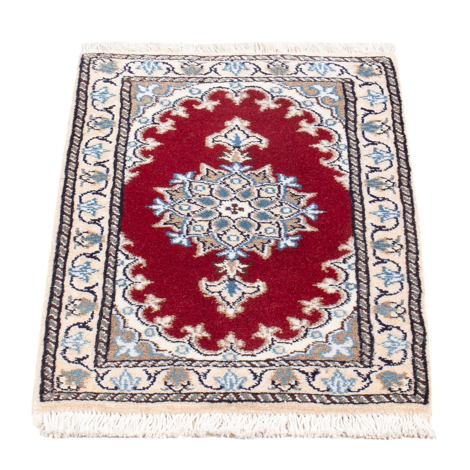 Perserteppich - Nain - Royal - 60 x 40 cm - rot