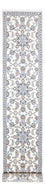 Läufer Perser - Nain - 393 x 80 cm - silber