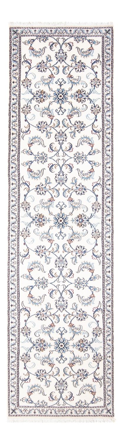 Läufer Perser - Nain - 290 x 74 cm - silber