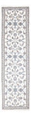 Läufer Perser - Nain - 288 x 78 cm - silber