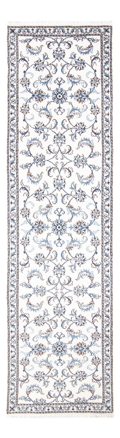 Läufer Perser - Nain - 292 x 76 cm - silber