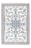Perserteppich - Nain - 140 x 90 cm - silber