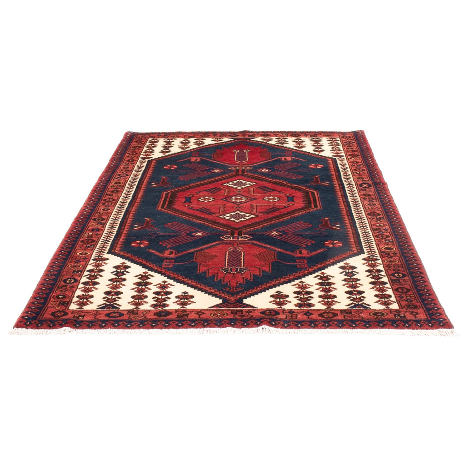 Perserteppich - Nomadic - 200 x 133 cm - blau
