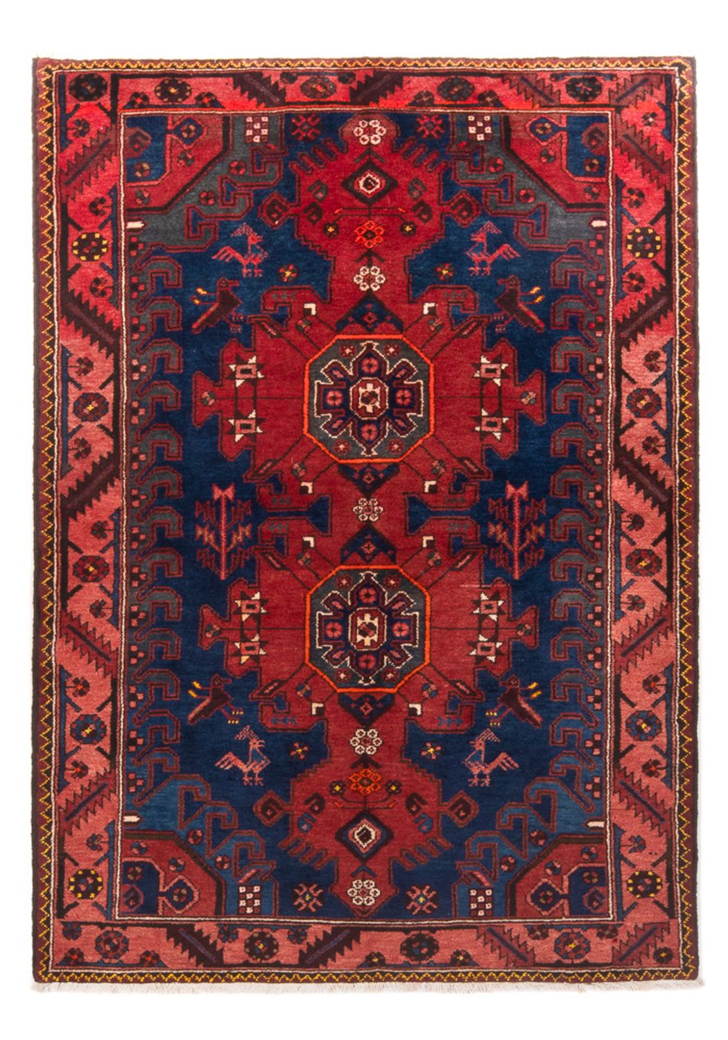 Perserteppich - Nomadic - 196 x 136 cm - blau
