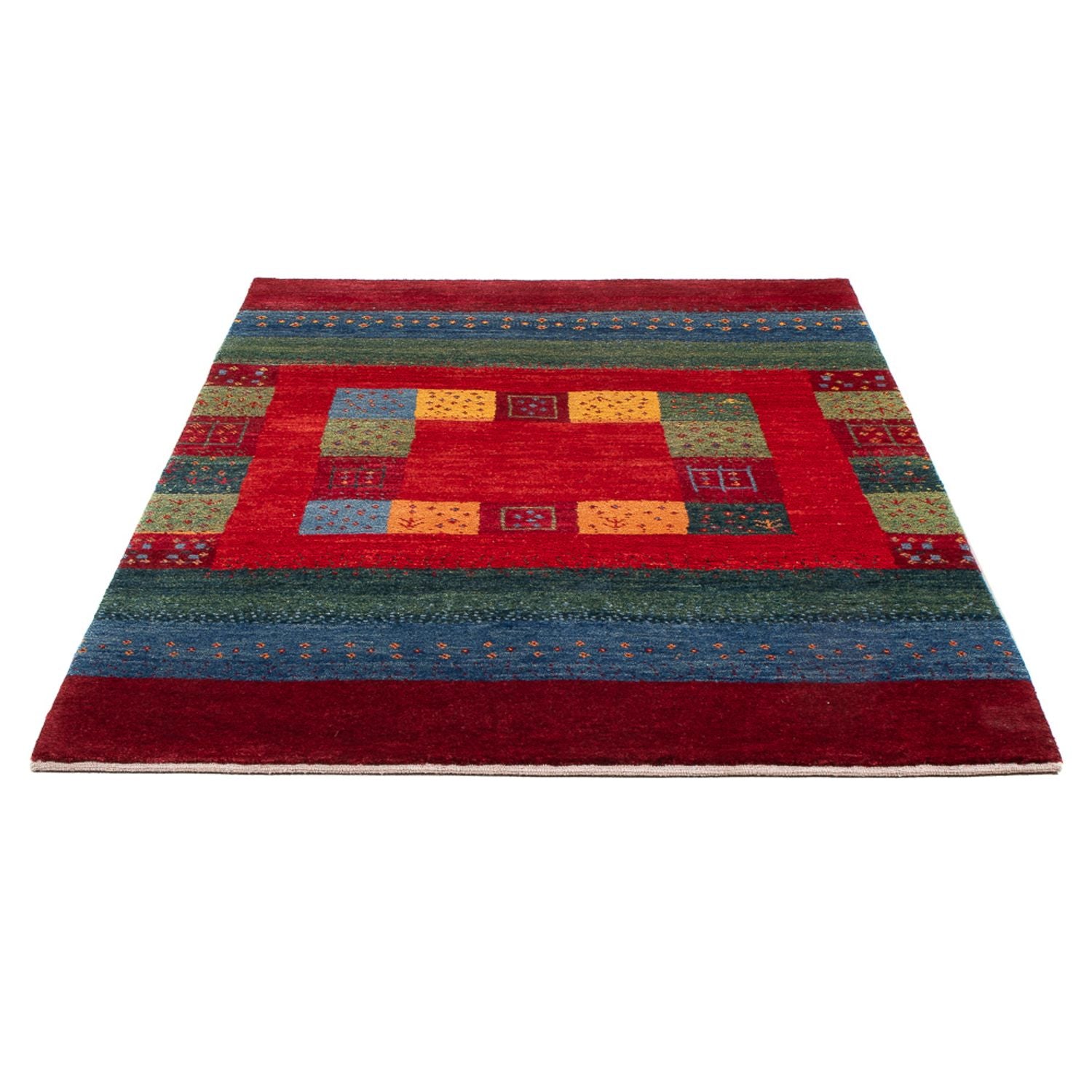 Gabbeh Teppich - Perser - 182 x 117 cm - mehrfarbig