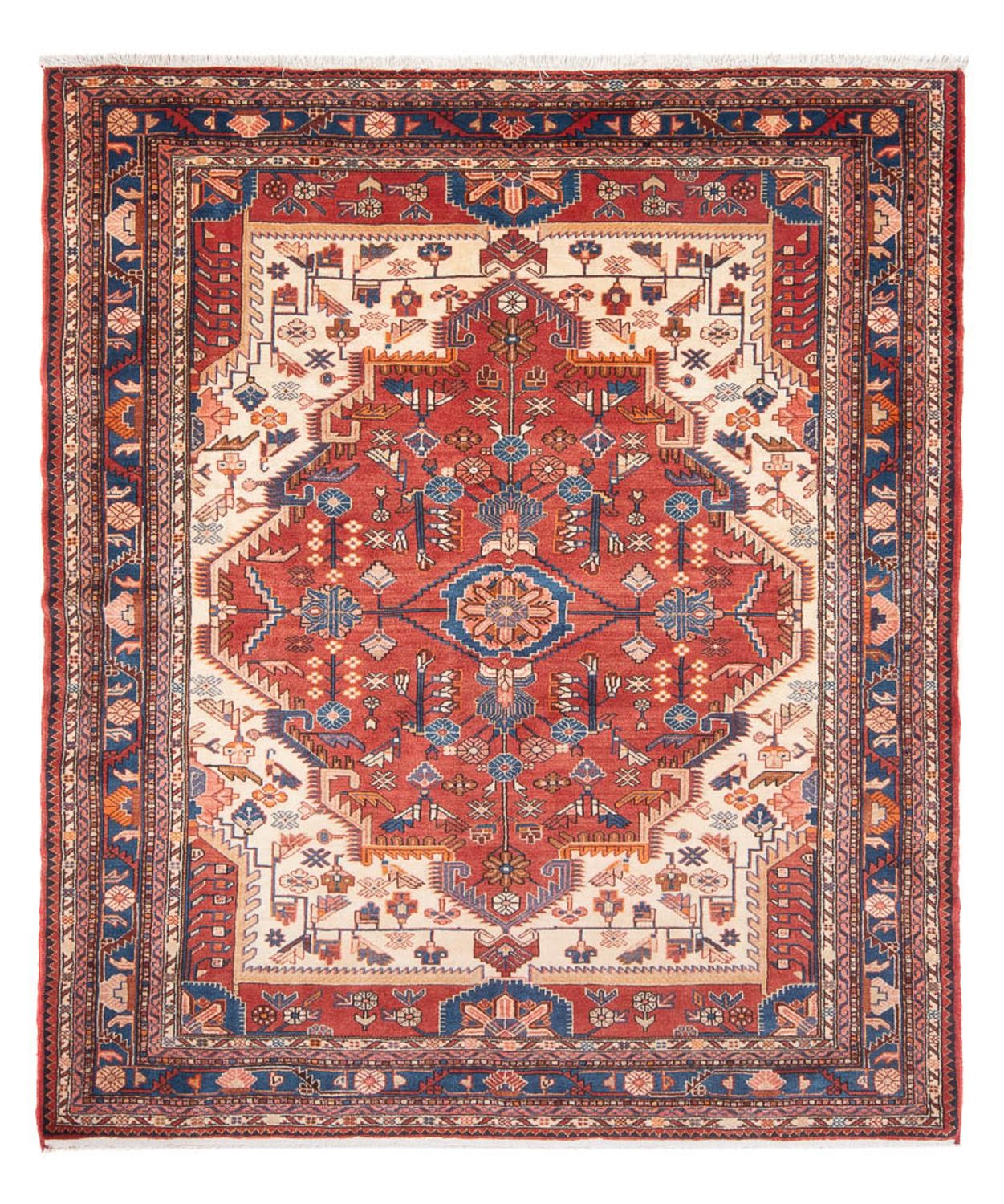 Perserteppich - Nomadic - 225 x 173 cm - rost