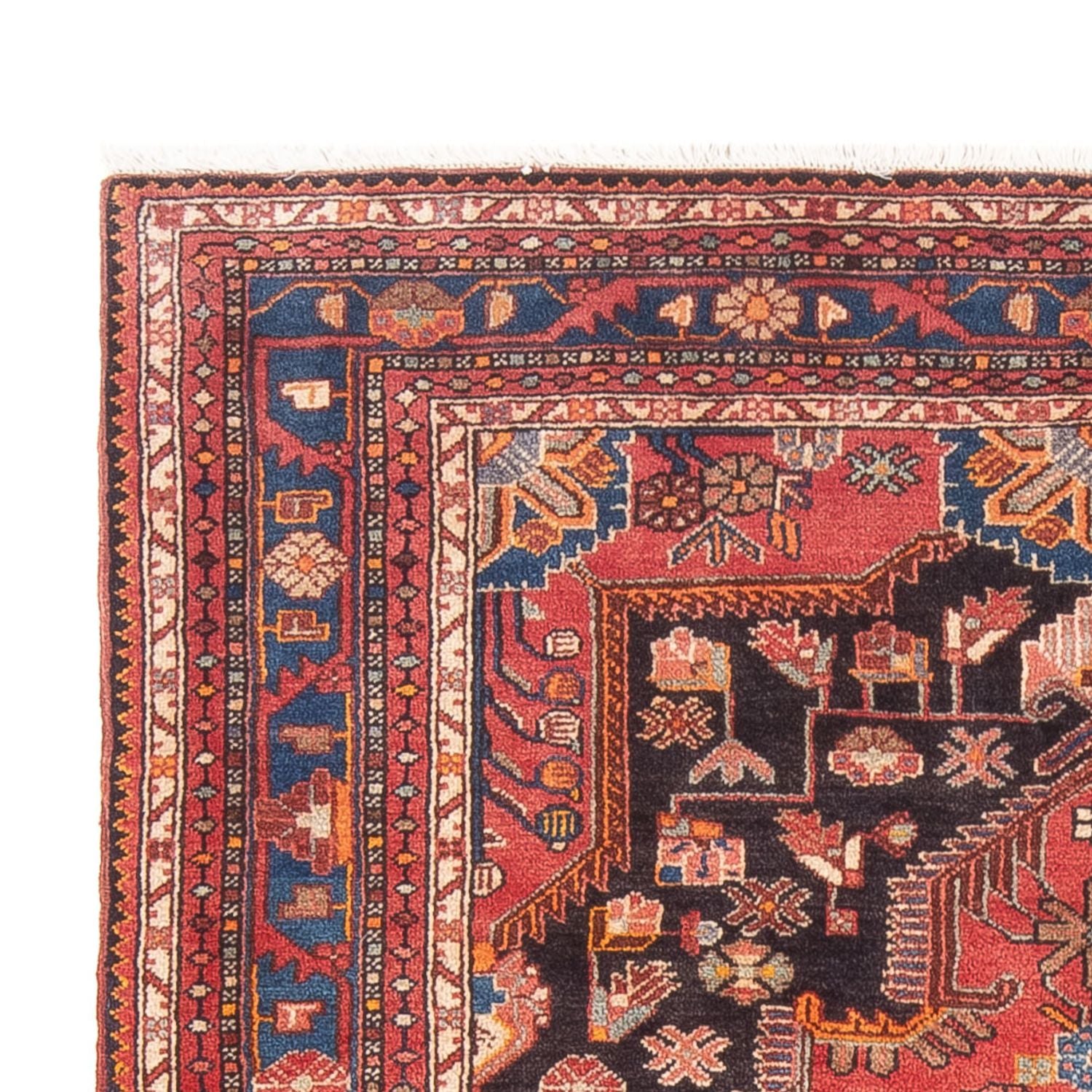 Perserteppich - Nomadic - 221 x 154 cm - hellrot