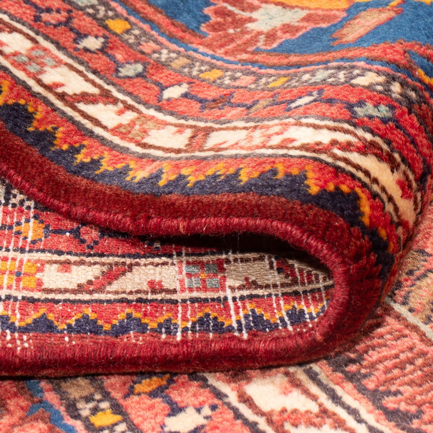 Perserteppich - Nomadic - 221 x 154 cm - hellrot