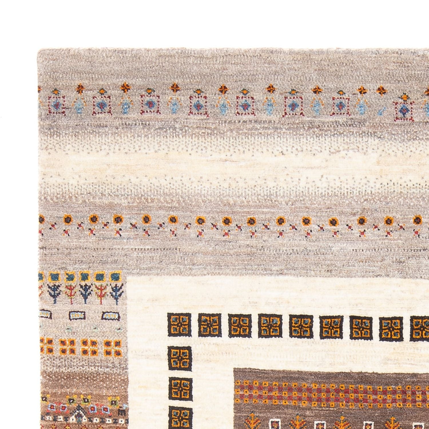 Gabbeh Teppich - Loribaft Perser - 226 x 160 cm - mehrfarbig
