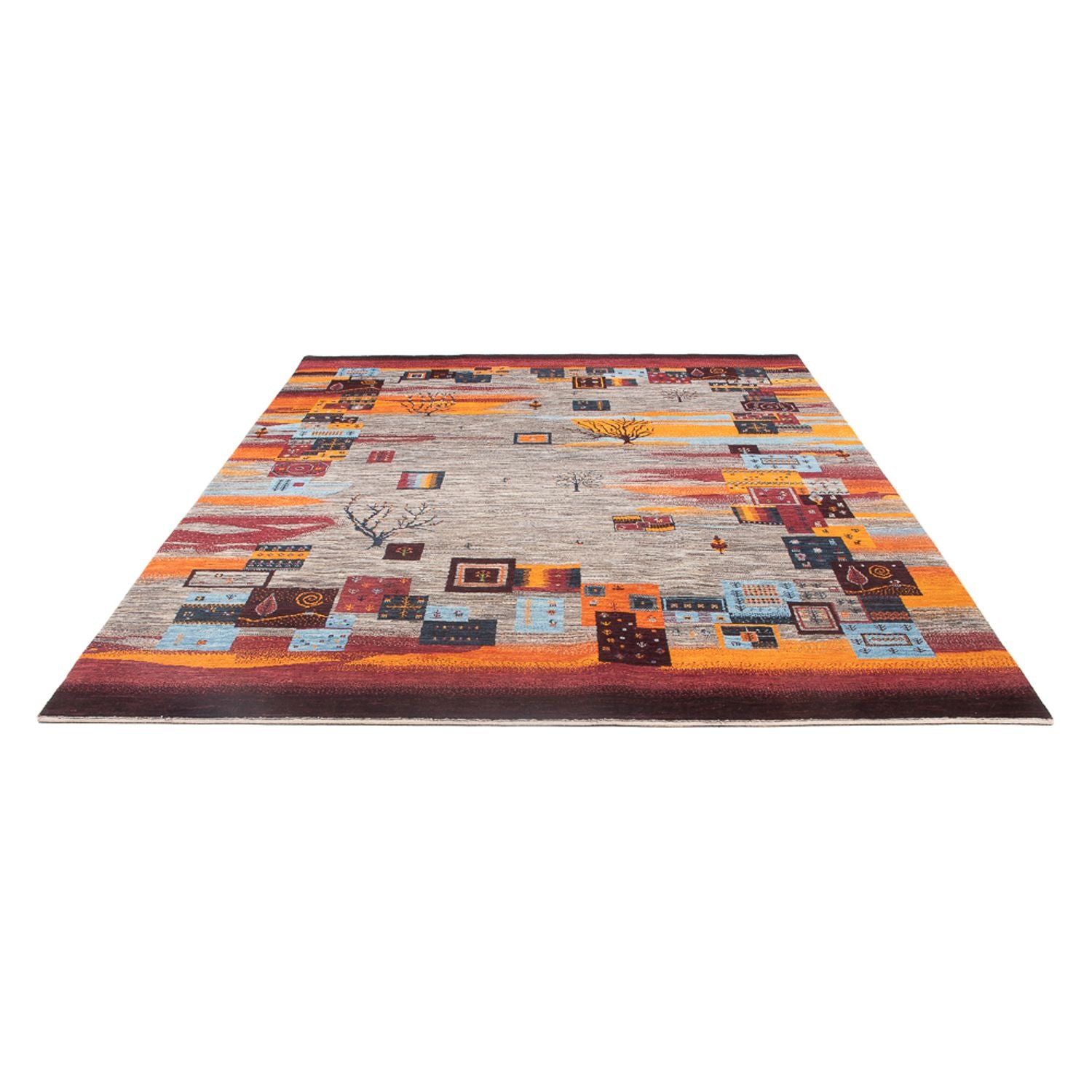 Gabbeh Teppich - Loribaft Perser - 276 x 204 cm - mehrfarbig