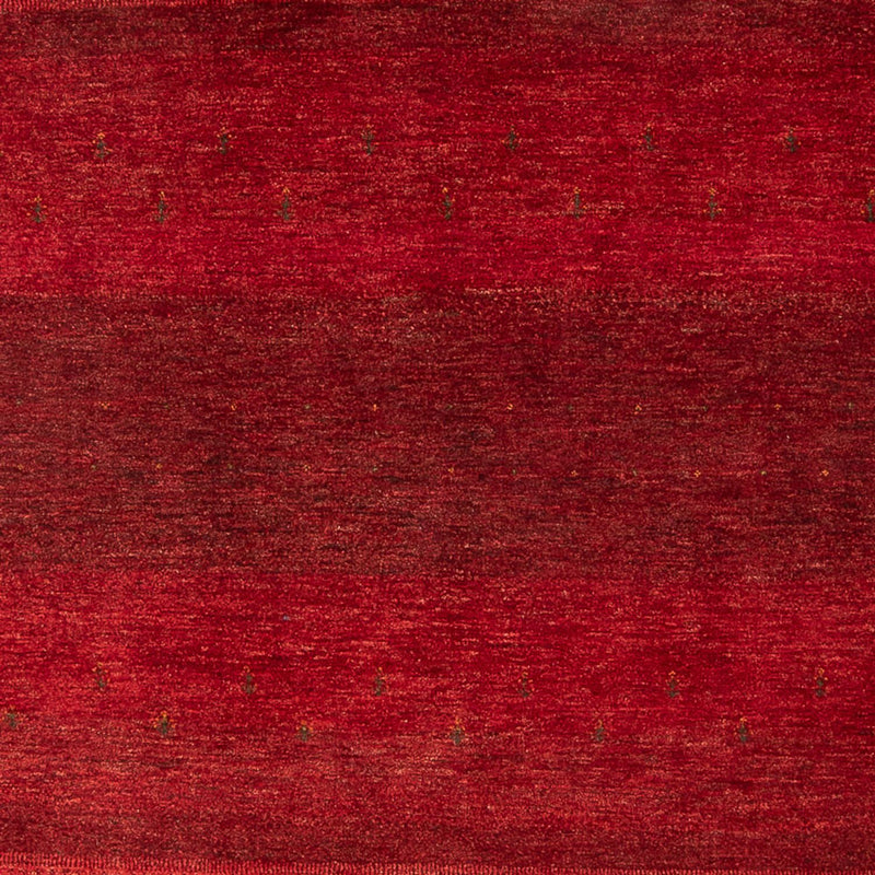 Gabbeh Teppich - Loribaft Perser - 302 x 219 cm - rot