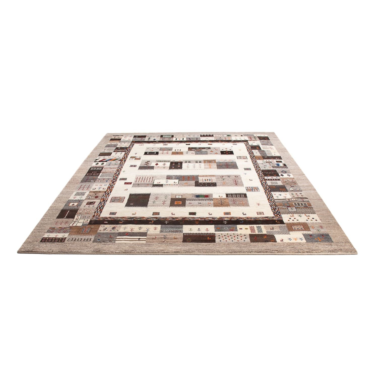 Gabbeh Teppich - Loribaft Perser - 278 x 201 cm - mehrfarbig