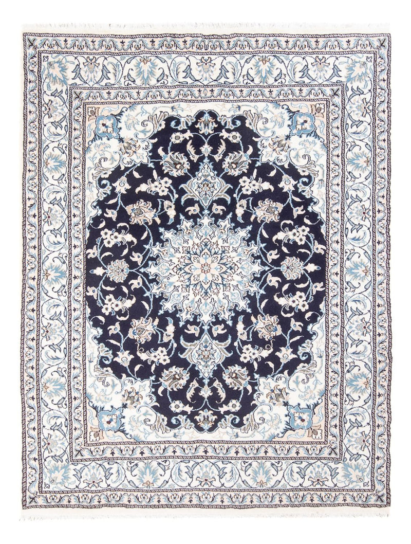 Perserteppich - Nain - Royal - 198 x 147 cm - dunkelblau