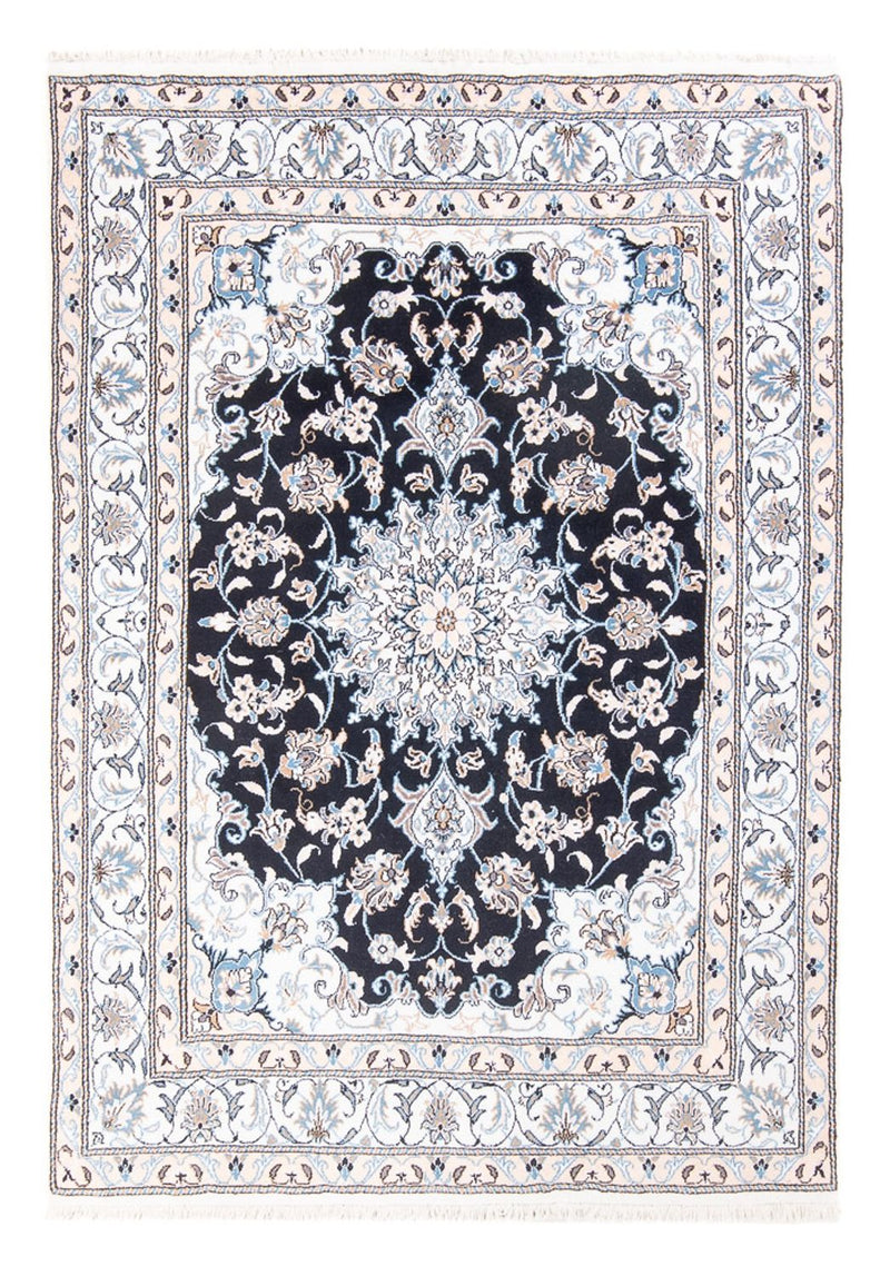 Perserteppich - Nain - Royal - 202 x 145 cm - dunkelblau