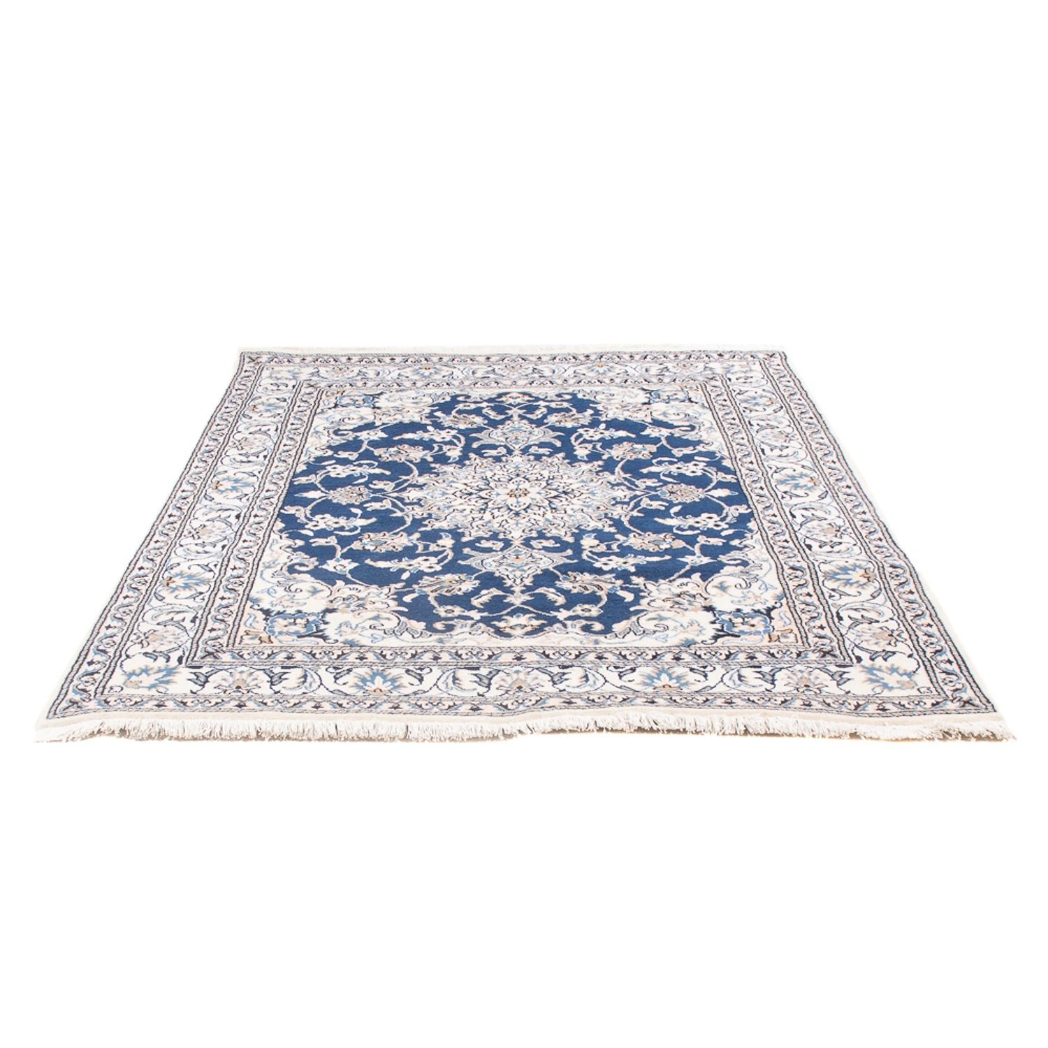 Perserteppich - Nain - Royal - 196 x 147 cm - dunkelcamel