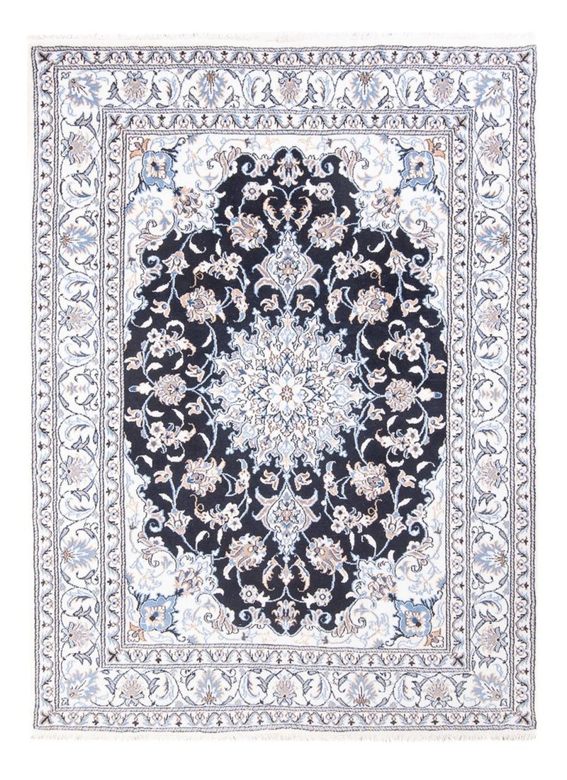 Perserteppich - Nain - Royal - 210 x 145 cm - dunkelblau