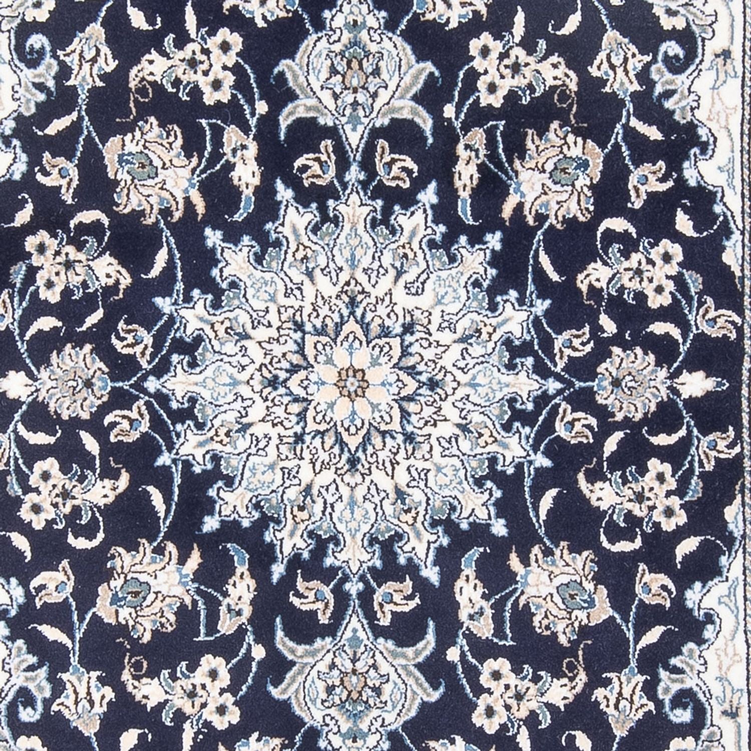 Perserteppich - Nain - Royal - 208 x 146 cm - dunkelblau