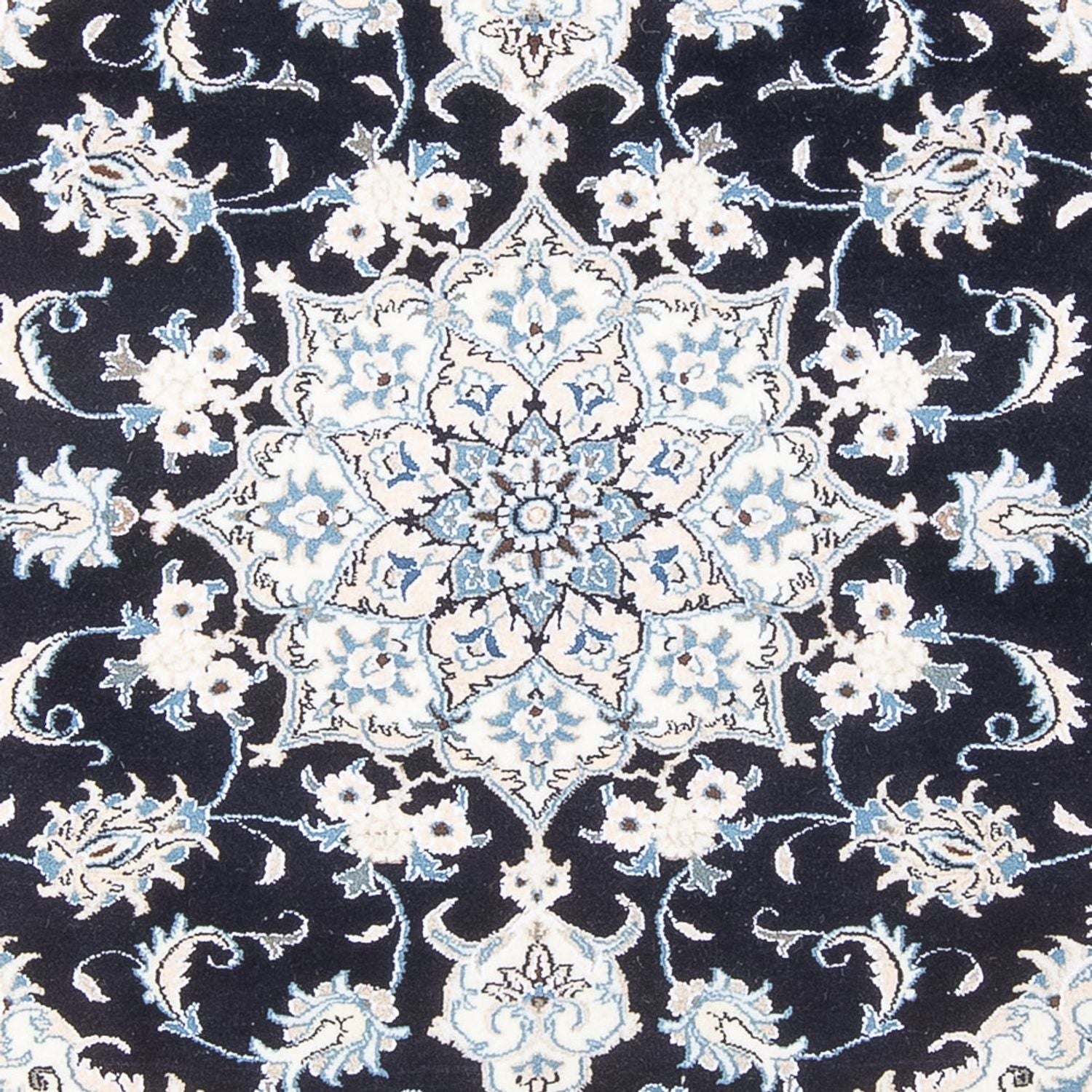 Perserteppich - Nain - Royal - 195 x 148 cm - dunkelblau