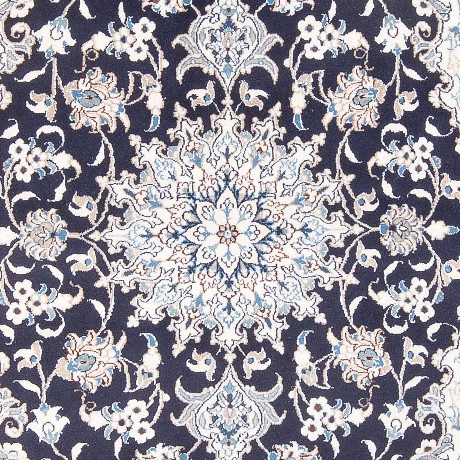 Perserteppich - Nain - Royal - 200 x 155 cm - dunkelblau