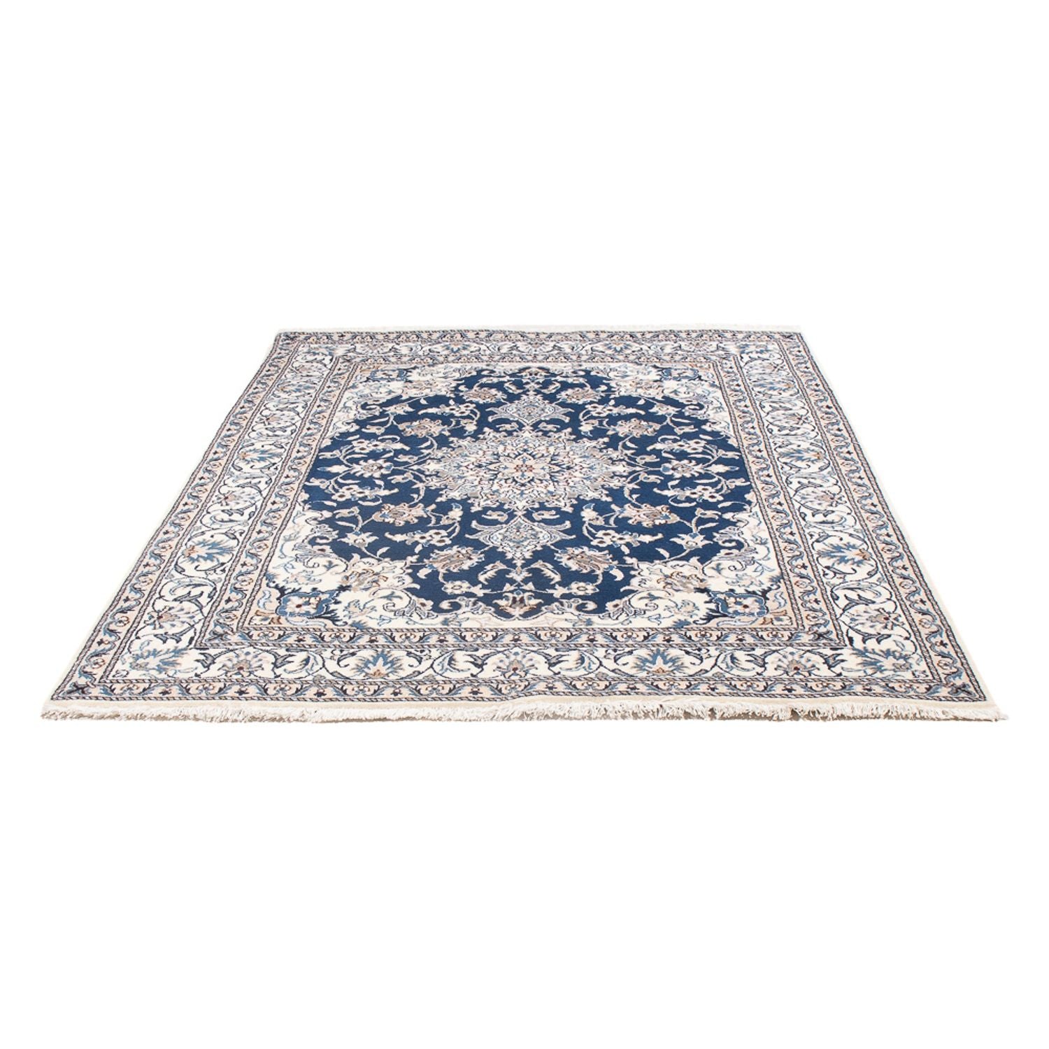 Perserteppich - Nain - Royal - 202 x 150 cm - blau