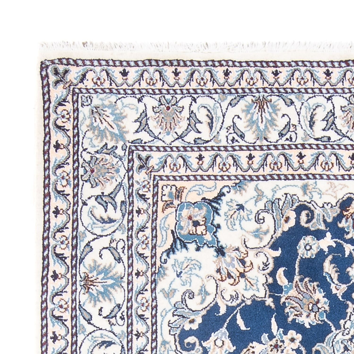 Perserteppich - Nain - Royal - 203 x 146 cm - blau
