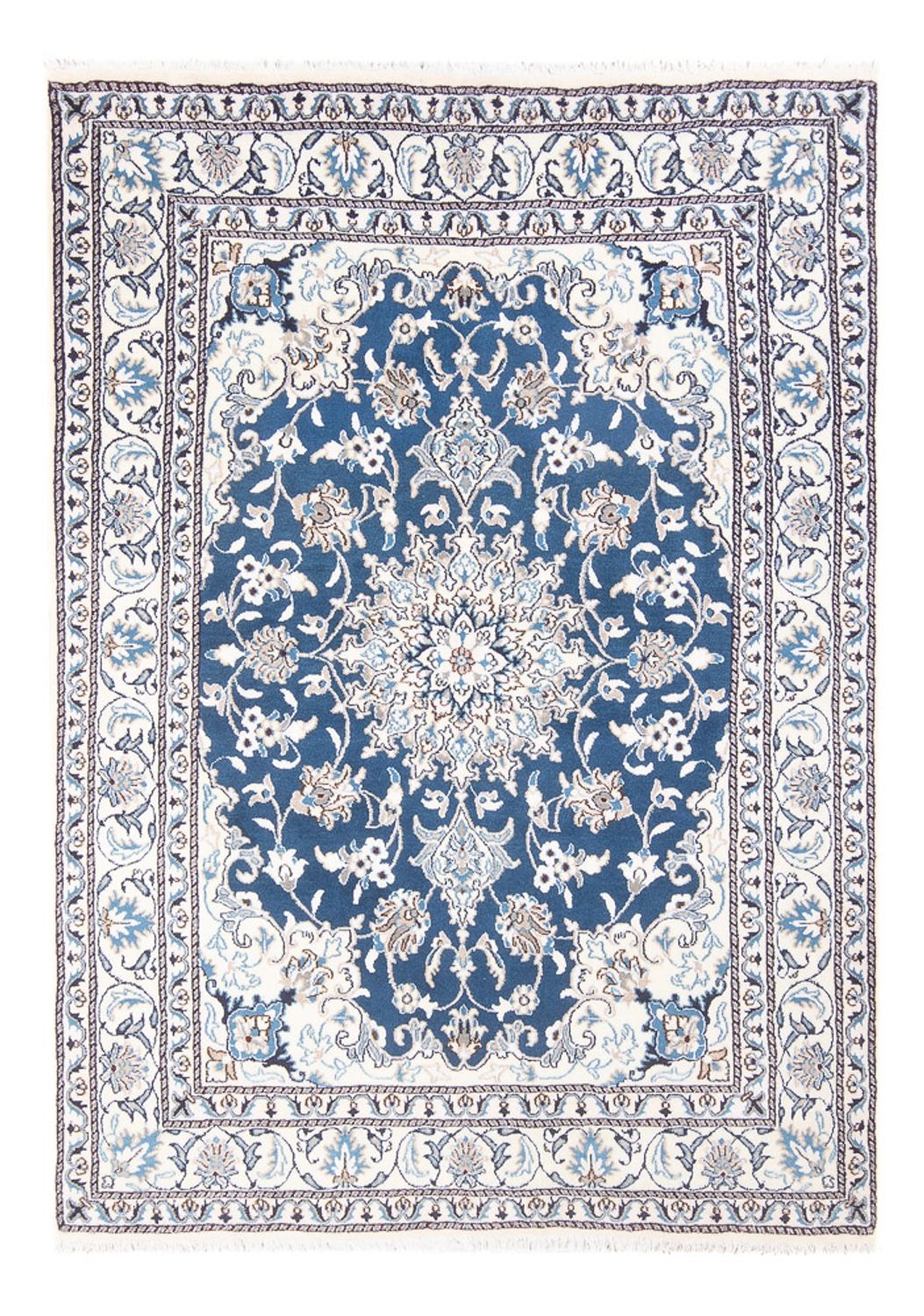 Perserteppich - Nain - Royal - 212 x 145 cm - blau