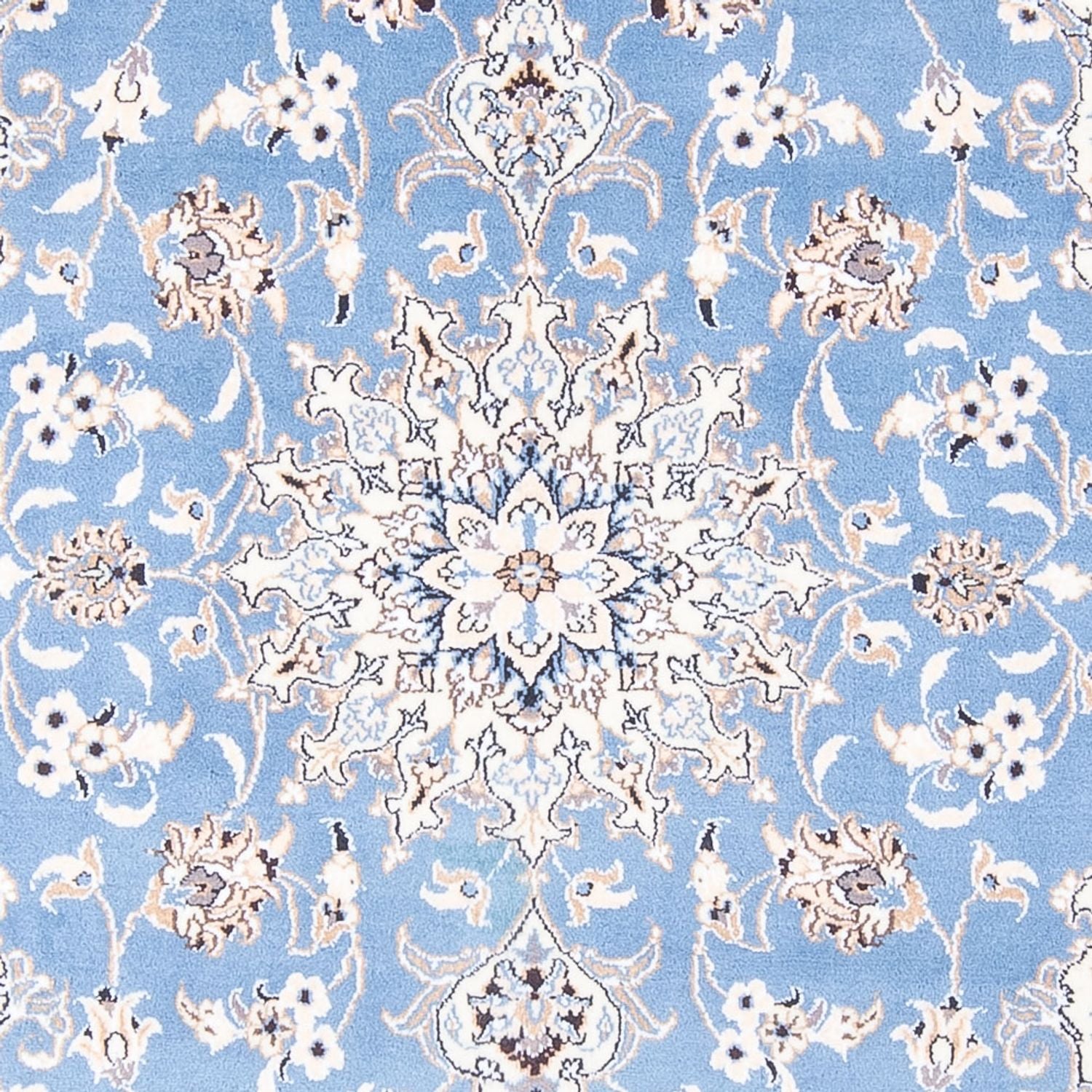 Perserteppich - Nain - Royal - 202 x 150 cm - hellblau