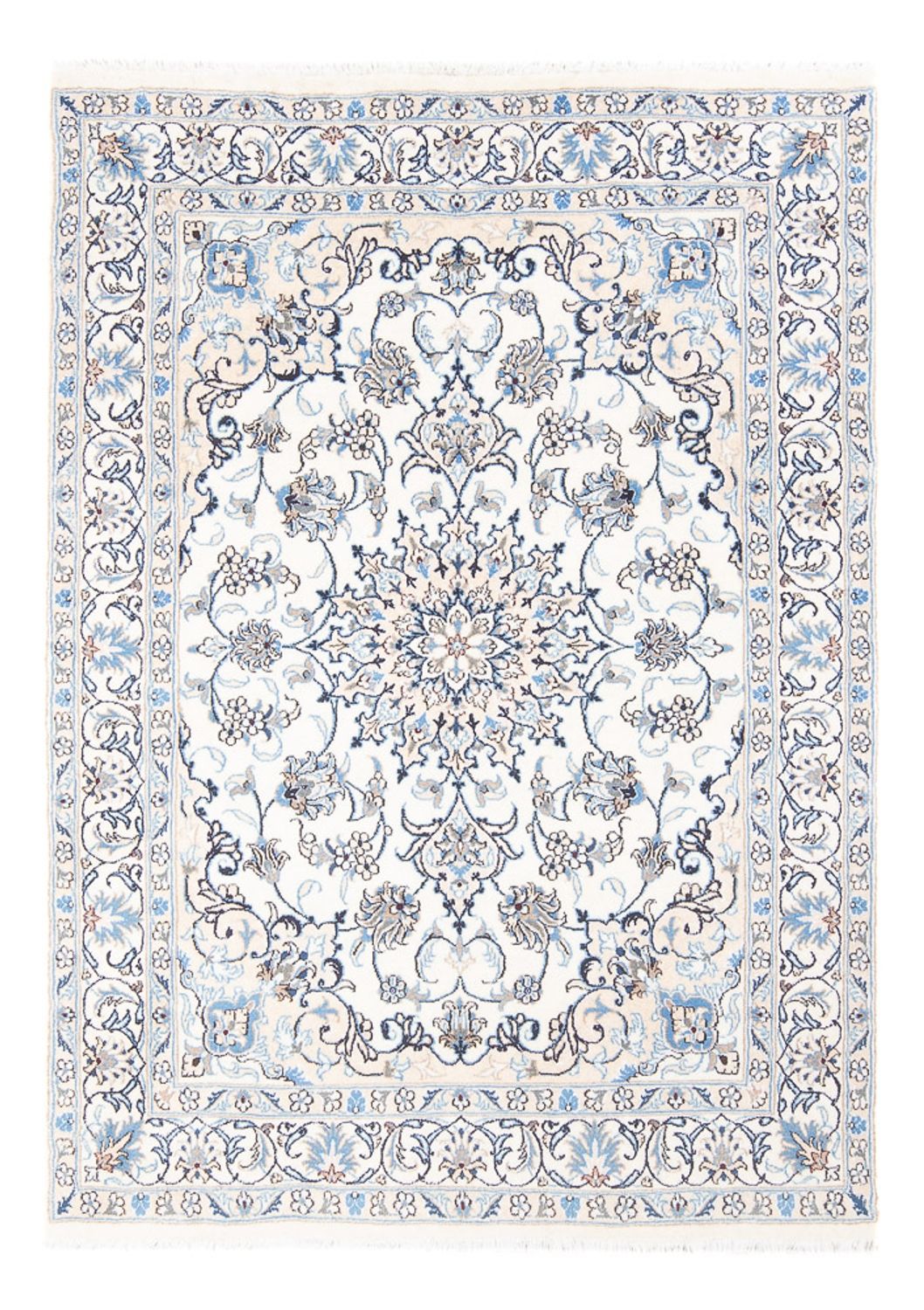 Perserteppich - Nain - Royal - 200 x 143 cm - creme