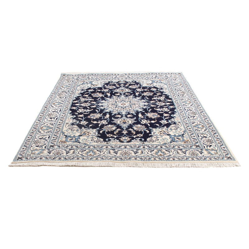 Perserteppich - Nain - Royal - 202 x 156 cm - dunkelblau