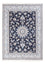 Perserteppich - Nain - Royal - 212 x 146 cm - dunkelblau
