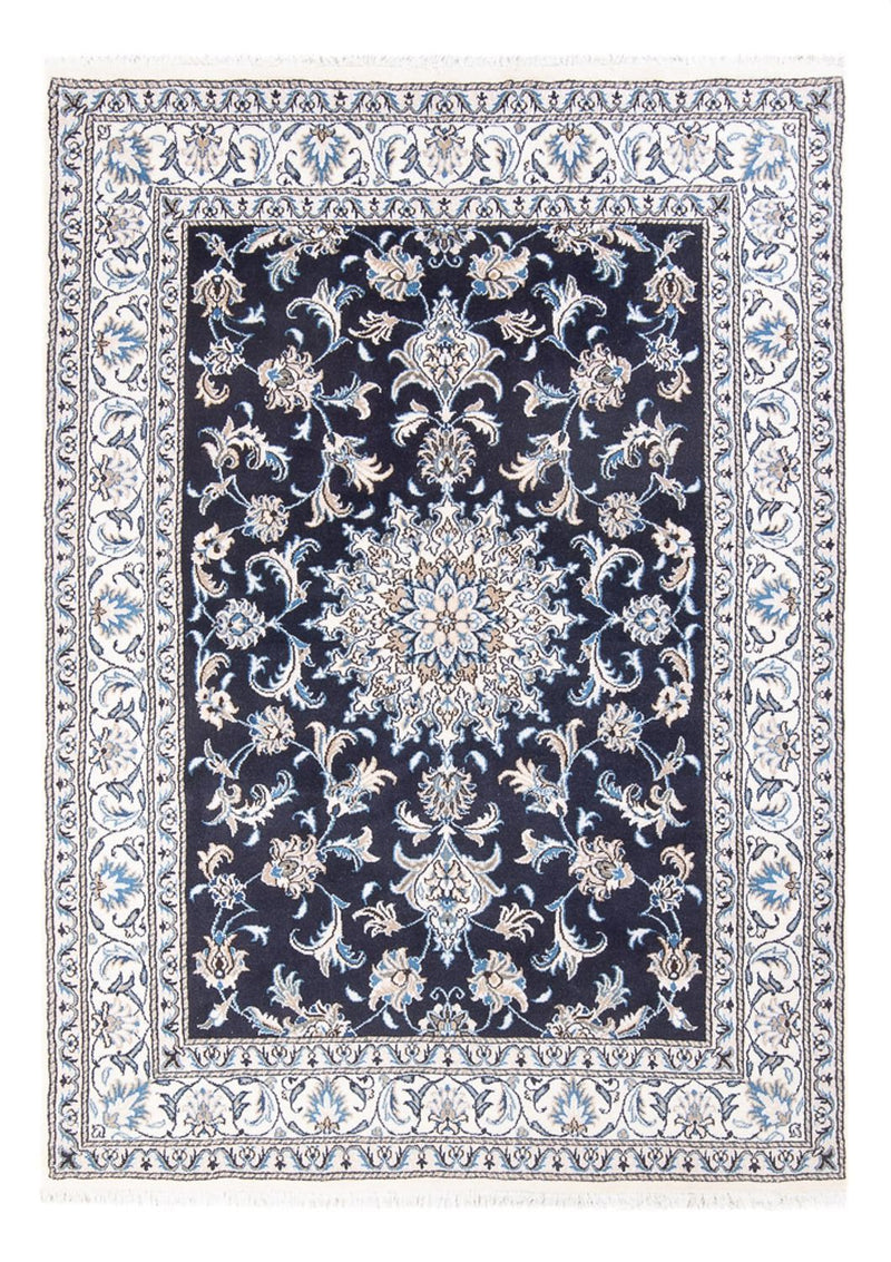 Perserteppich - Nain - Royal - 212 x 146 cm - dunkelblau