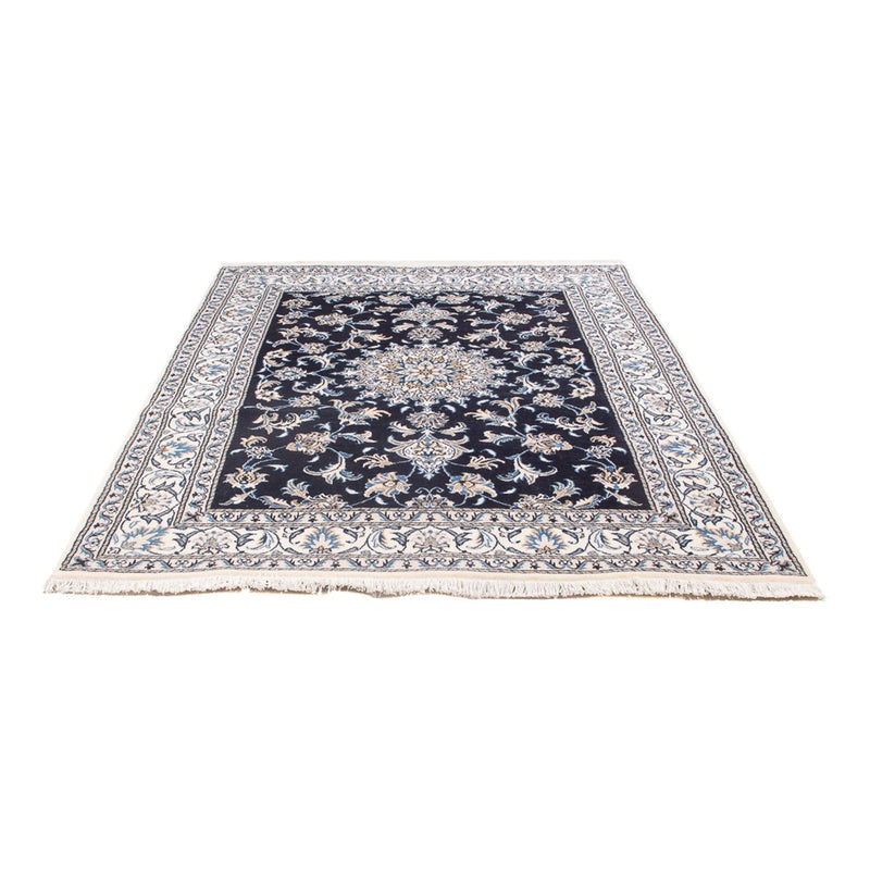 Perserteppich - Nain - Royal - 212 x 146 cm - dunkelblau