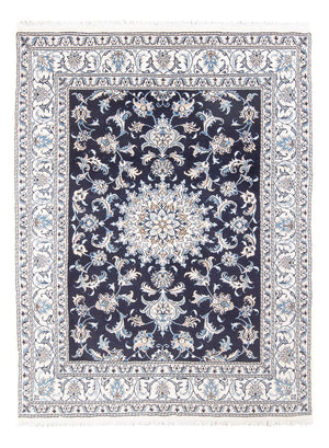 Perserteppich - Nain - Royal - 196 x 145 cm - dunkelblau