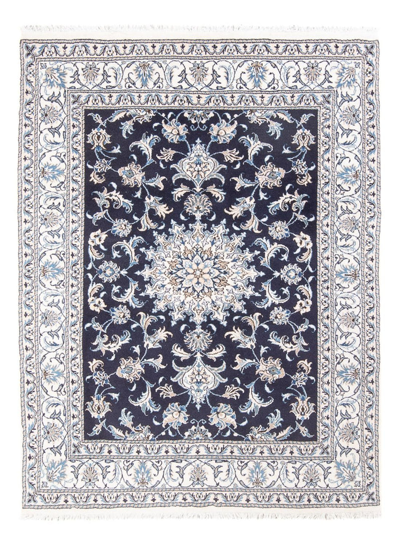 Perserteppich - Nain - Royal - 196 x 145 cm - dunkelblau